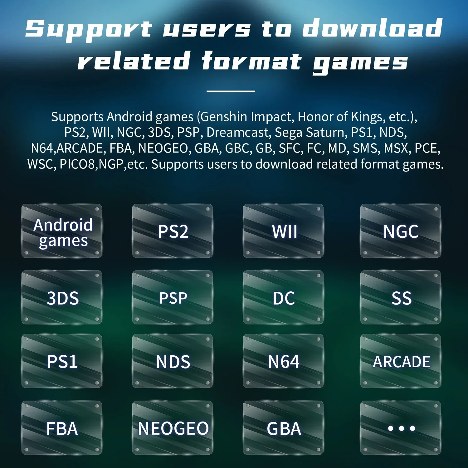 ANBERNIC RG CUBE Retro Handheld Game Console Video Player Screen WIFI Android 13 RGB Joystick8G+128G RGCube 512G PS2 3.95 Inch