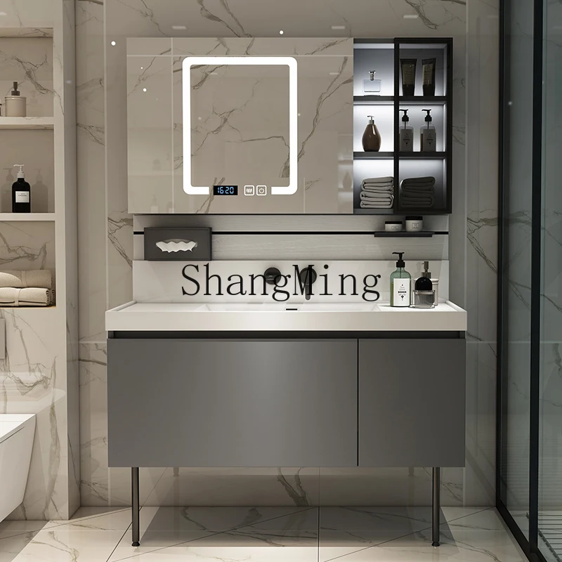 

PYH simple floor-to-ceiling integrated bathroom cabinet combination bathroom washbasin washbasin