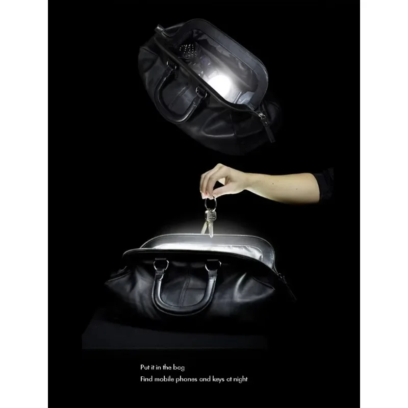 Purse Light LED Lighting Handbag Lamp Automatic Motion Activated Purse Heart Shaped Lamp for Girlfriend Gift Purse Charm Touch