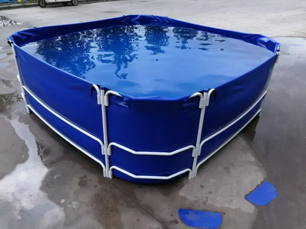 

Quality worry free Plastic Fish Breeding Tank PVC Fish Shrimp Farming Tank PVC Fish Pond In Big Size 2400