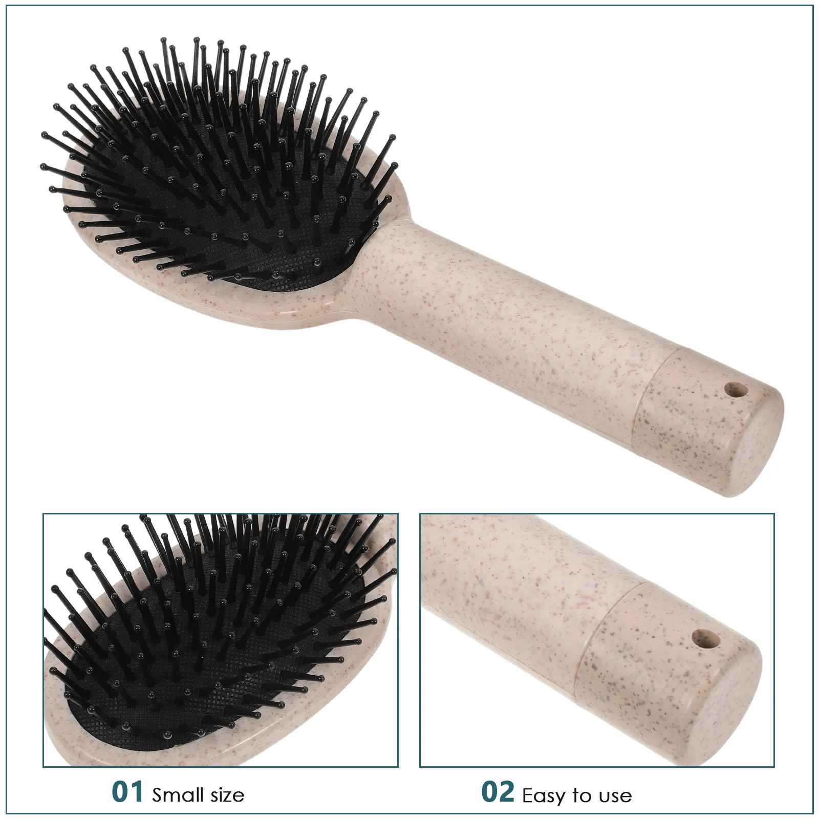 مقصورة مخفية لفرشاة الشعر باللون البيج للتخزين السري للمال والمجوهرات والمستندات المحمولة الآمنة السرية #6