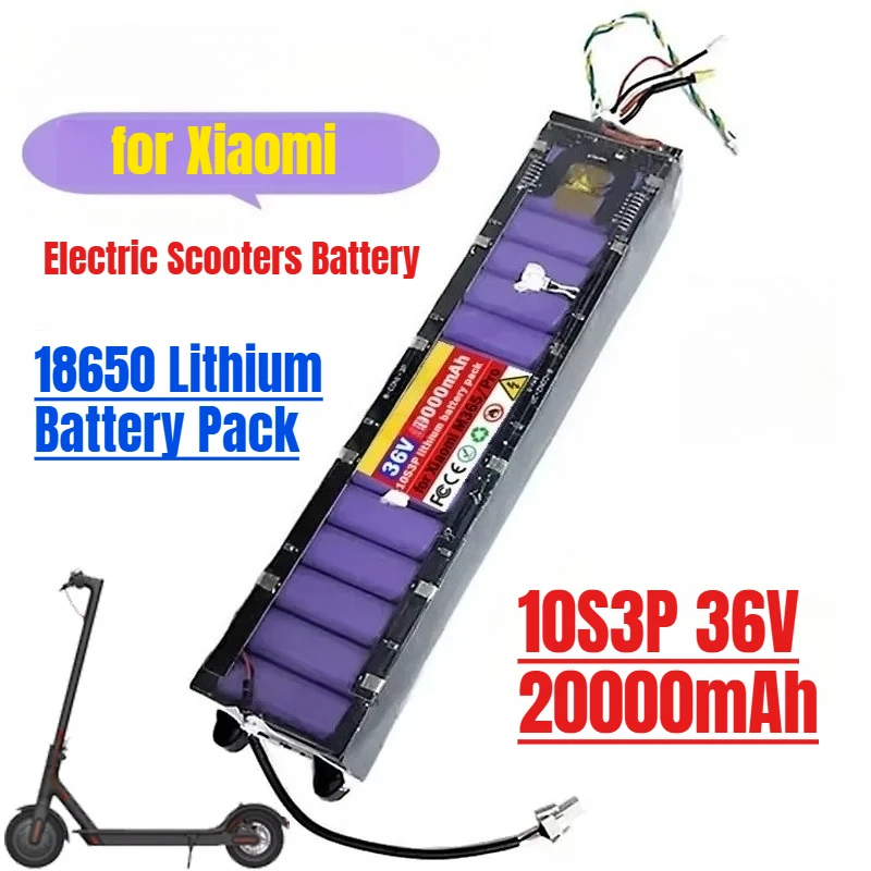

10S3P 36V 20000mAh M356 for Xiaomi 18650 Lithium Battery Pack Electric Scooters Battery with Waterproof Function