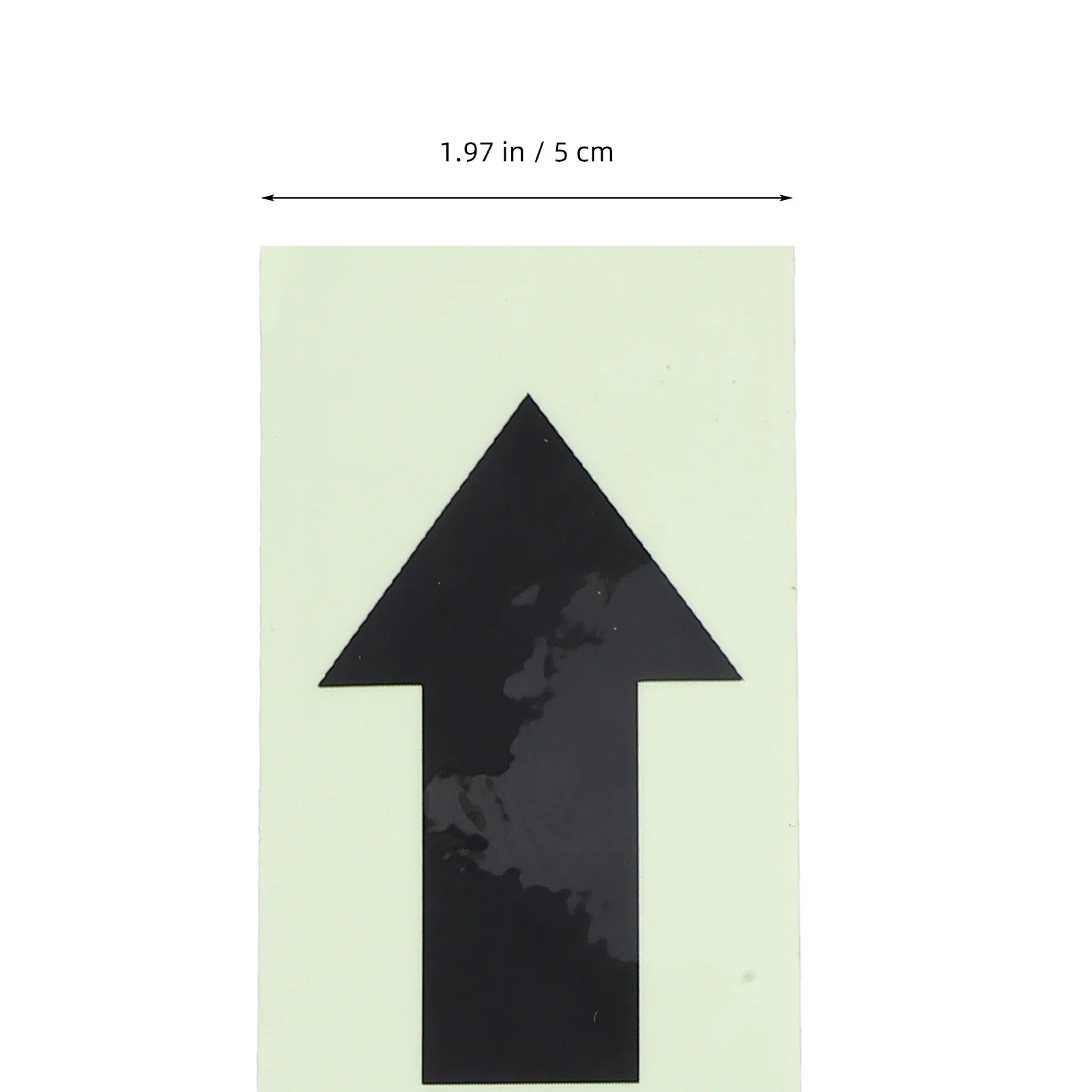 1 Roll Glow In The Dark Arrow Stickers Waterproof Reflective Floor Marking Tape For Safety Signage Indoor Outdoor Use Self