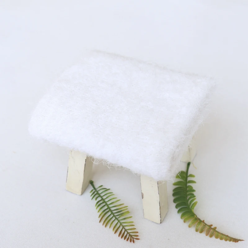 

Vintage Baby Stretch Knit Fuzzy Wrap Soft Baby Jersey Wrap Newborn Photography Props Swaddle Blanket Photo Shoot