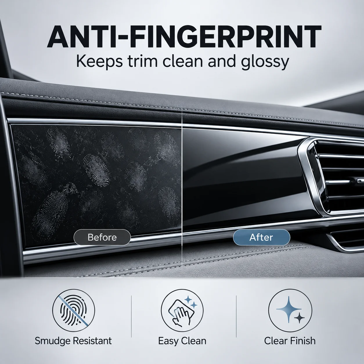YZ Center Console Protective Film For Volkswagen ID.4 Crozz GTX 2021-2024 TPU Gear Panel and Navigation Screen Anti-Scratch 4
