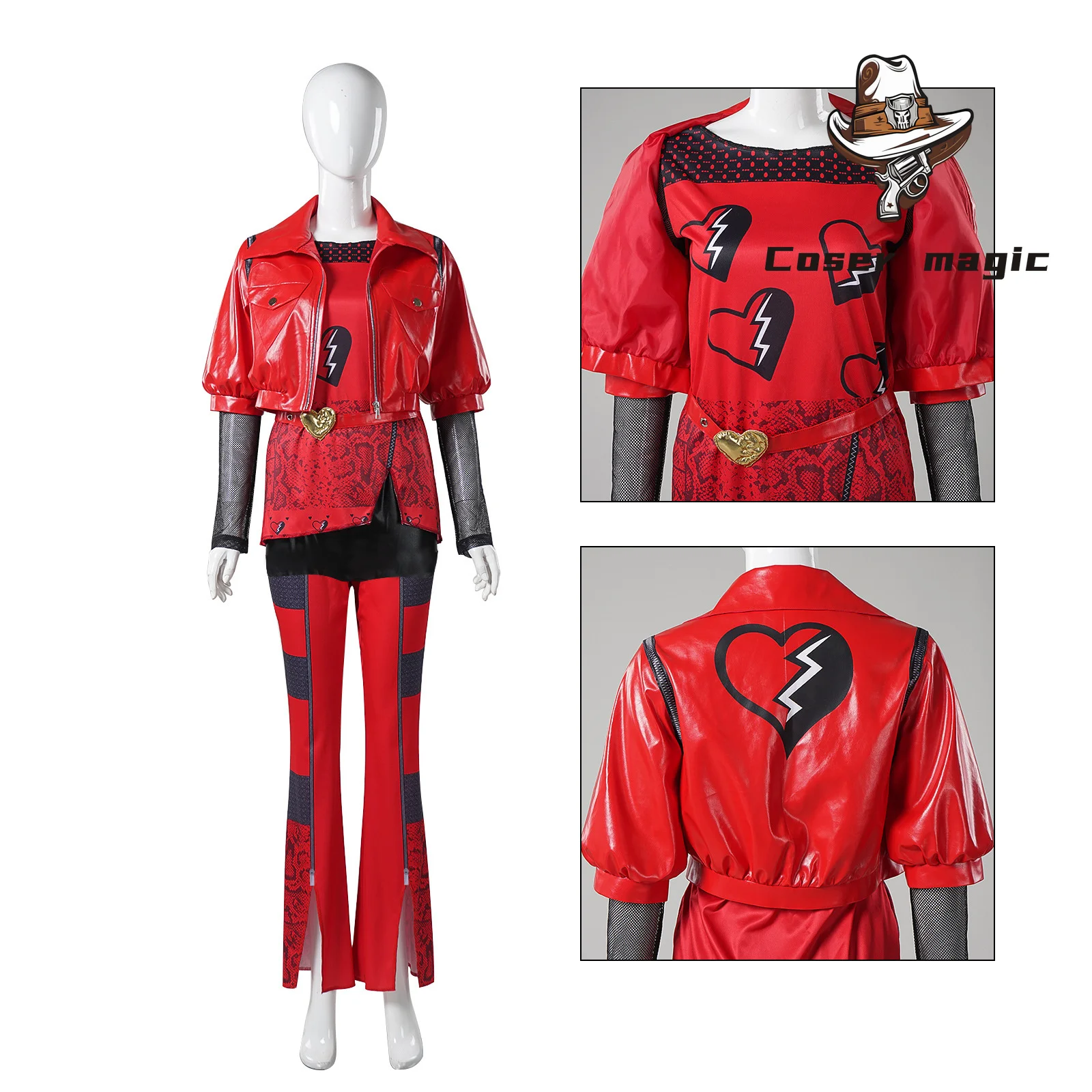 Anime Cosplay Red - Red Queen Descendant Cosplay Costume Red