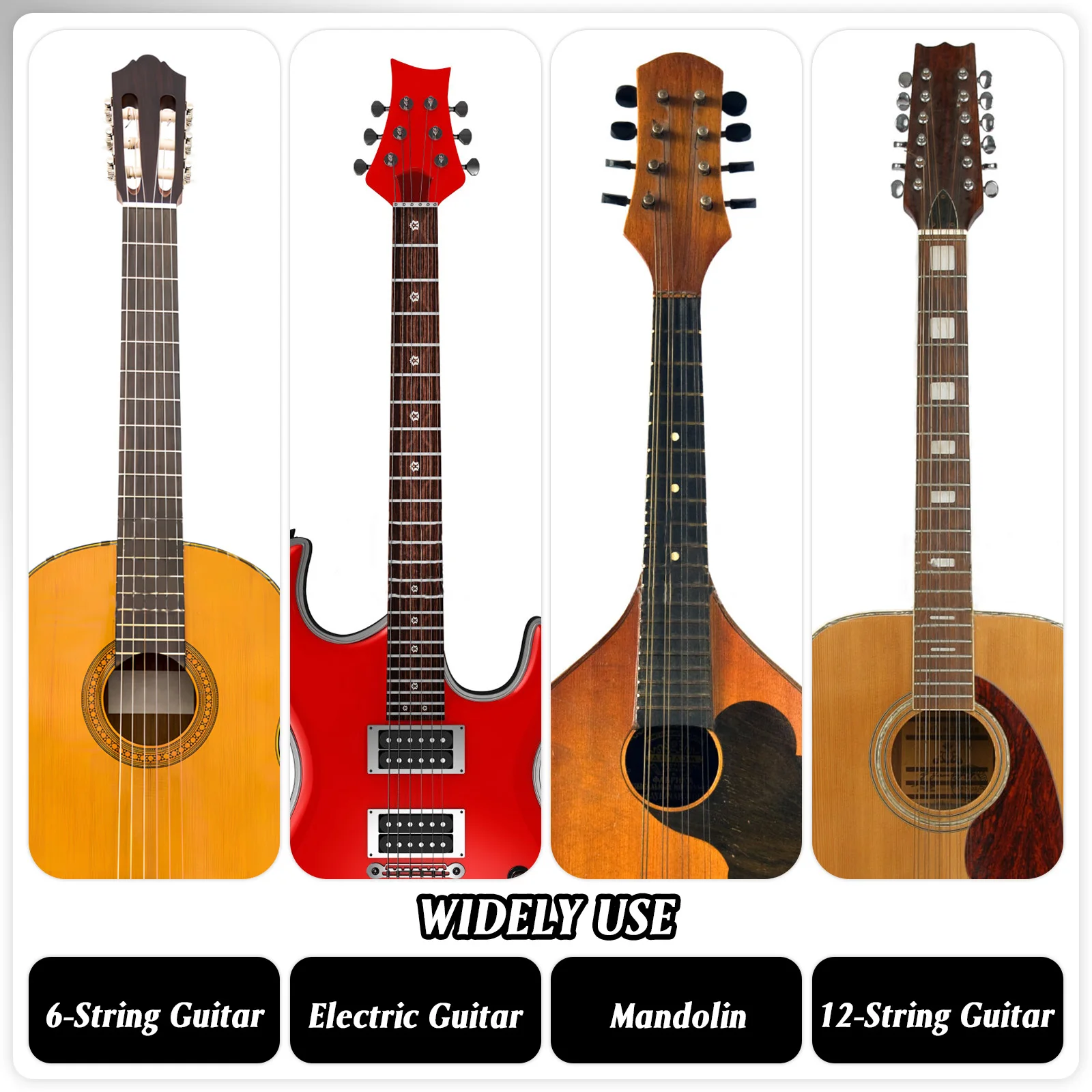 

Guitar Wall Mount Hook Rack Hanger Stand Holder Bracket for Electric Guitar Ukulele Sturdy Space Saving Storage Accessory