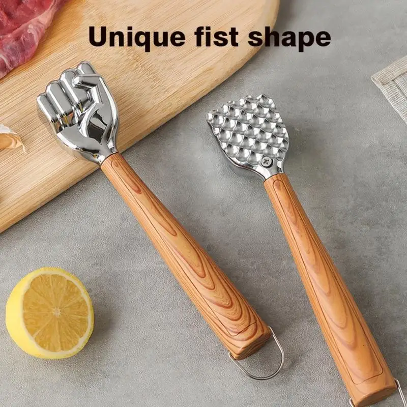 Unique Fist Hammer Durable Zinc Alloy For Tenderizing Beef Pork And Poultry In Kitchen 37JD