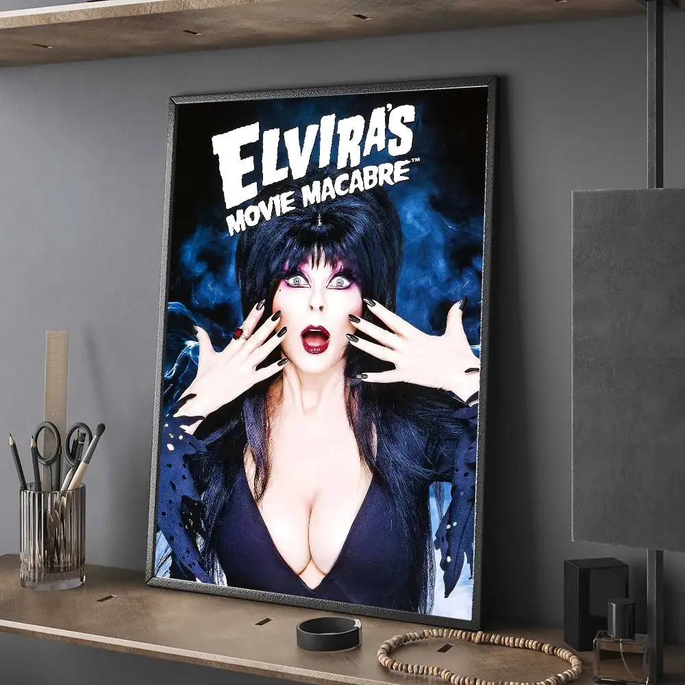 Elvira، عشيقة الفيلم الظلام DIY ملصق لاصق يتوهم الجدار ملصق لغرفة المعيشة زخارف للحانات جدار ديكور #6