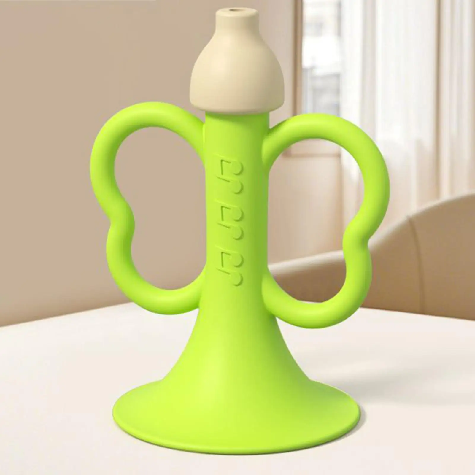 Silicone Teether For Baby Elastic Soft Music Learning Whistle Shape Baby Teether Chew Toy For Shower Living Room Bedtime