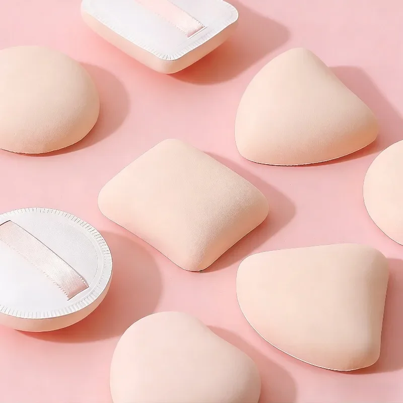 Multi Shaped Powder Puffs, Loose Powder Puffs, Wet and Dry, Skin Friendly Sponge Beauty and Makeup Tools