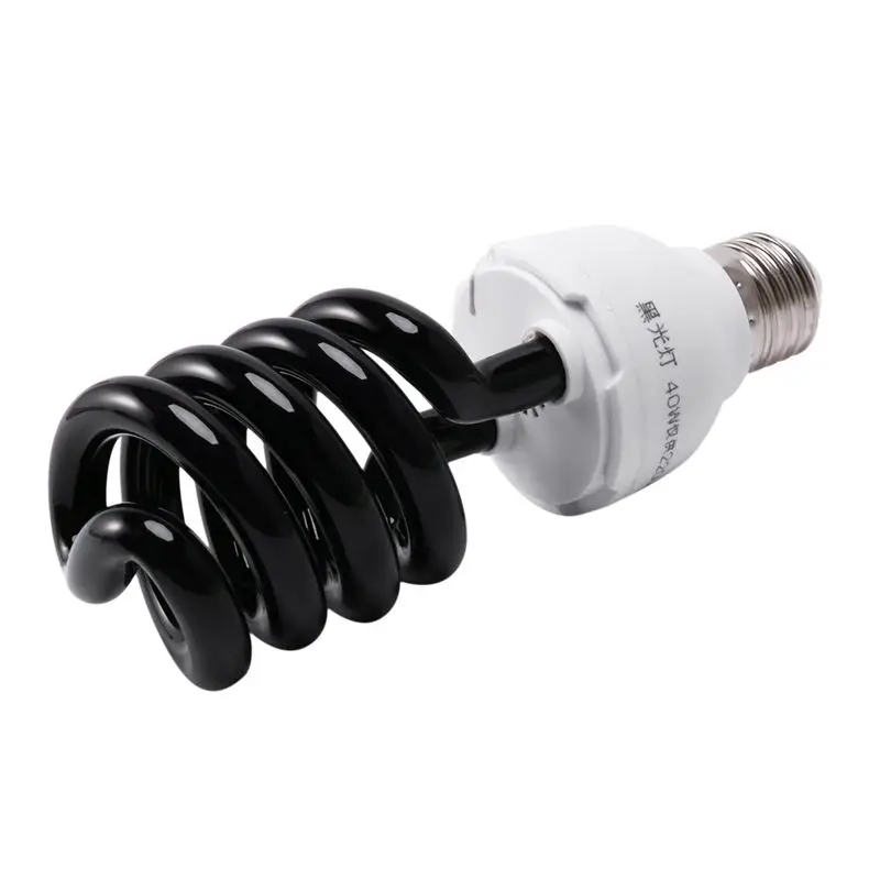 

5X E27 40W UV Ultraviolet Fluorescent Blacklight CFL Light Bulb Lamp 220V Shape:Spiral Wattage Voltage:40W 220V New