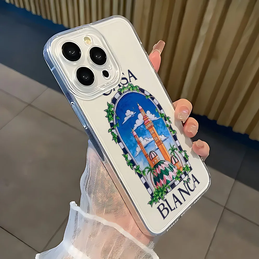 Moda C-Csislanca Cassa Del Telefono Per Samsung Galaxy S25 S24 S23 S22 S21 S20 FE Nota20 Note10 Edge Plus Ultra Lite 5G Trasparente