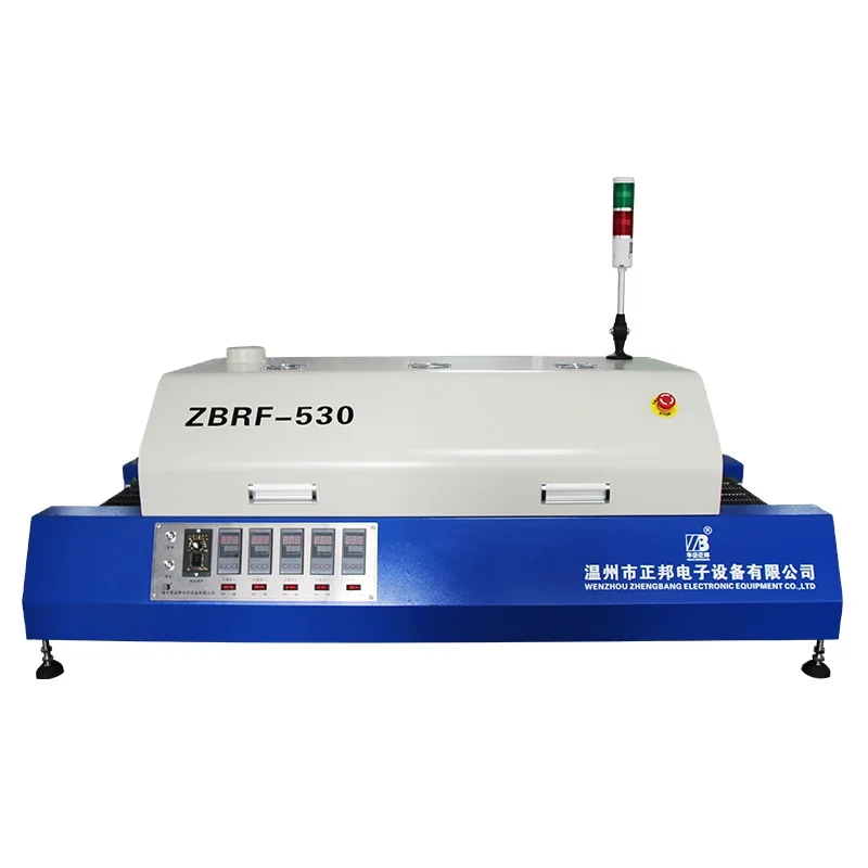 Easy Control SMT Desktop Reflow Oven Hot Air And Infrared Pcb Reflow Oven