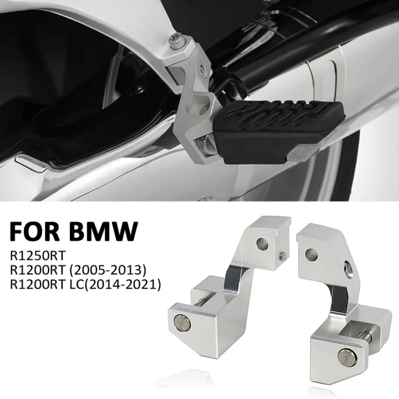 

Motorcycle Foot Peg Lowering Kit For BMW R1200RT LC R1250 1200LC Passenger Footpeg 2014-2021