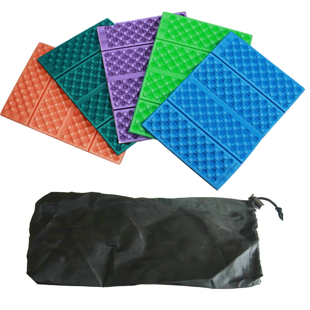 

1pc Portable Beach Moisture-Proof Foldable XPE Cushion Hiking Small Mats Egg Trough Waterproof Pad Outdoor Picnic Camping Mat