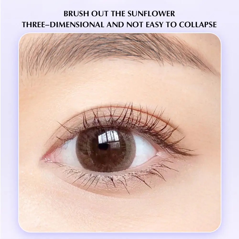 Black Brown Mascara 3D Lengthens Eyelashes Extra Volume Makeup Lashes Cosmetics Female Korean Natural Waterproof Y4P4