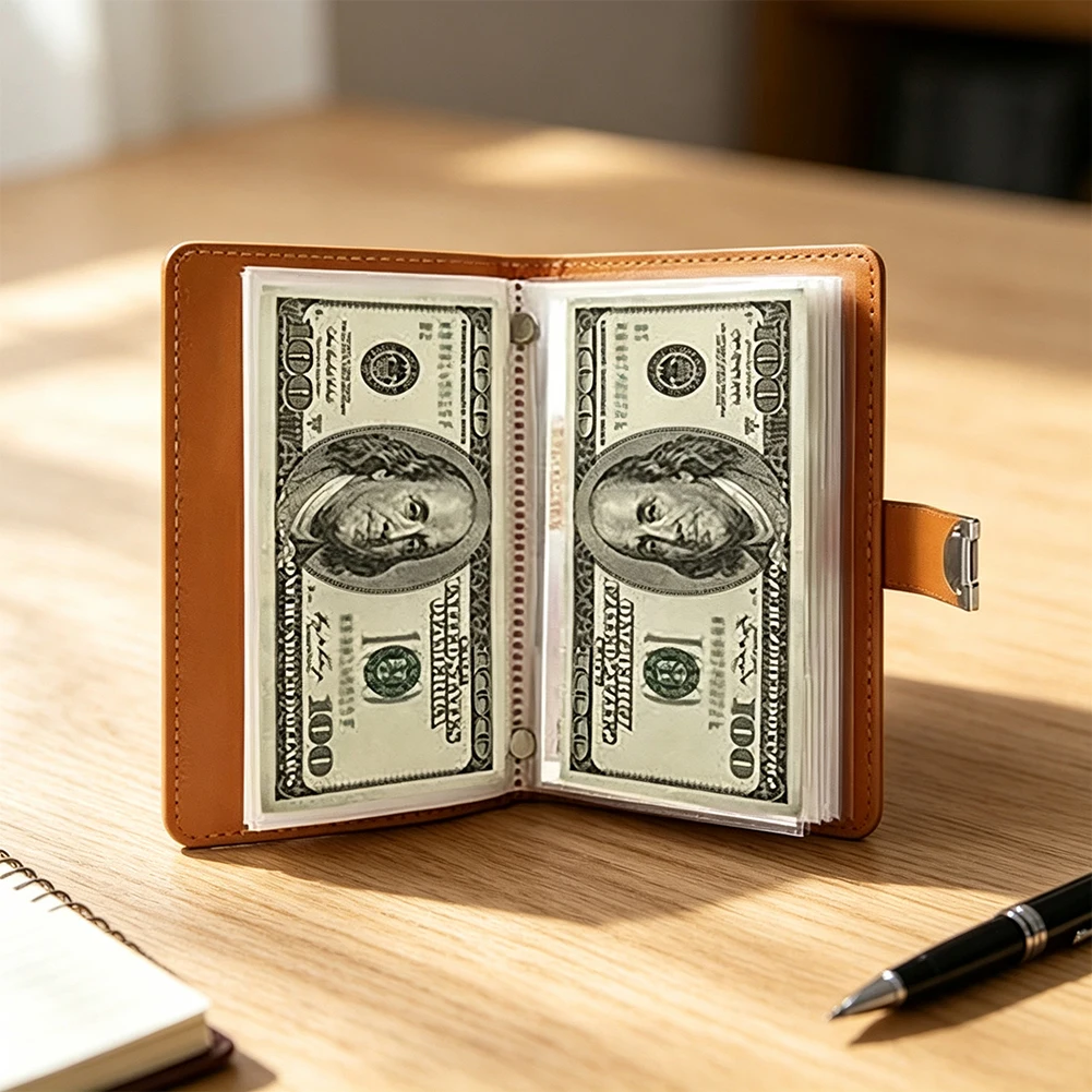 Savings Challenges Book With Cash Envelopes Multifunctional Notes Deposit Book For Home/Office
