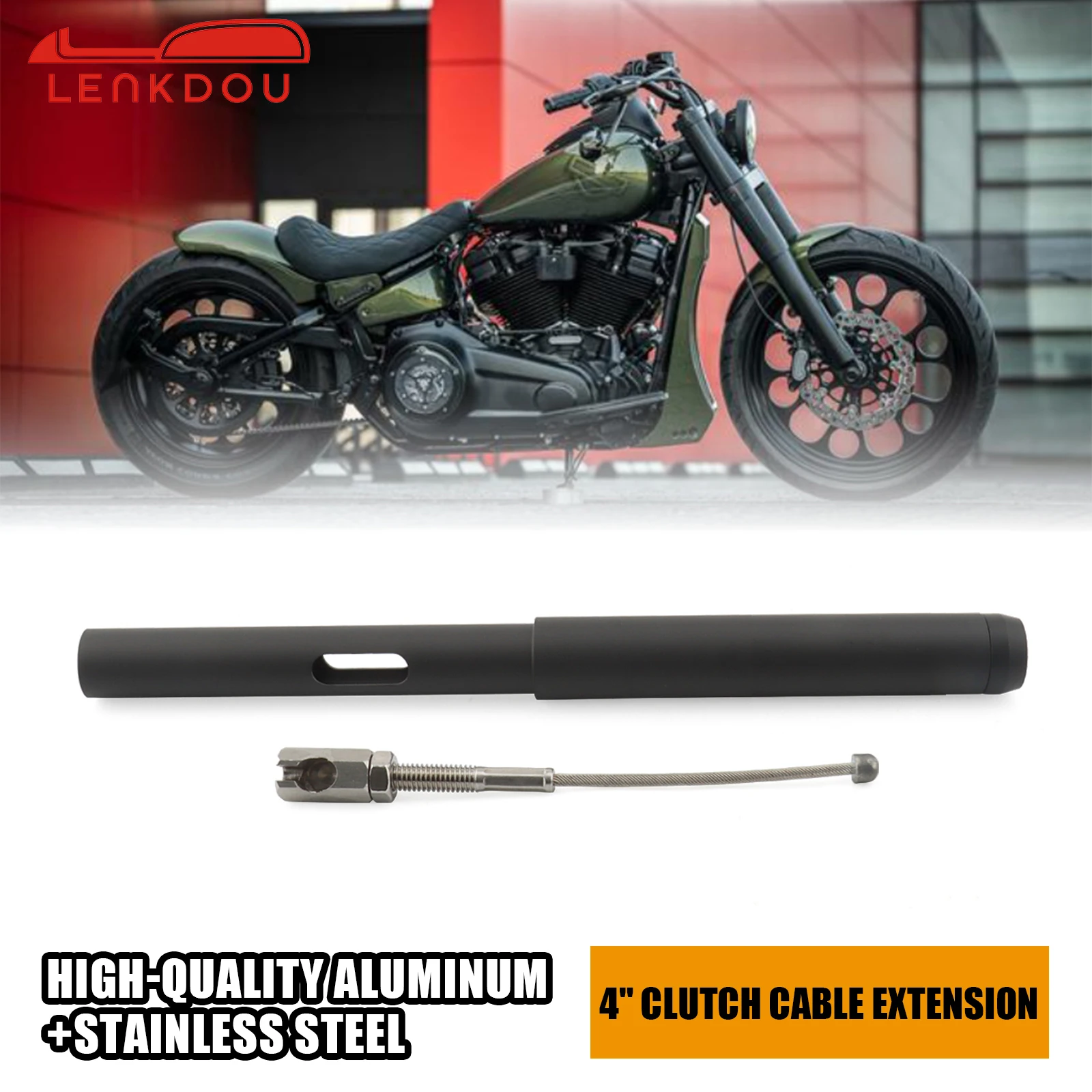 

Motorcycle Clutch Cable Extension Kit For Harley Touring Electra Glide Dyna Low Rider 2021-2023 Softail Street Bob 2018-2023