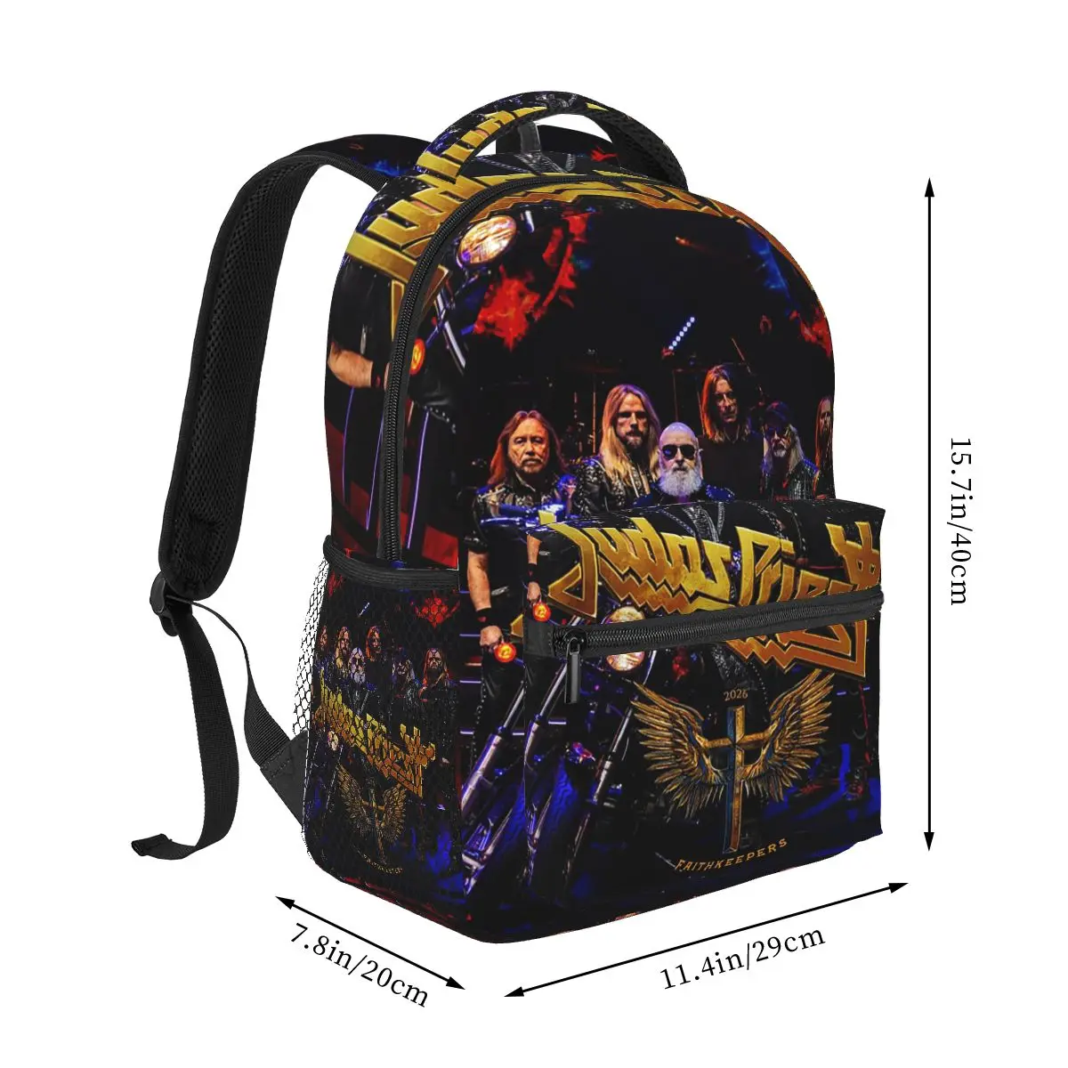 The Amazing Band Judas Priest Backpack Student Boys Girls BookBag Kids School Bag Computer Shoulder Bags for Men Women