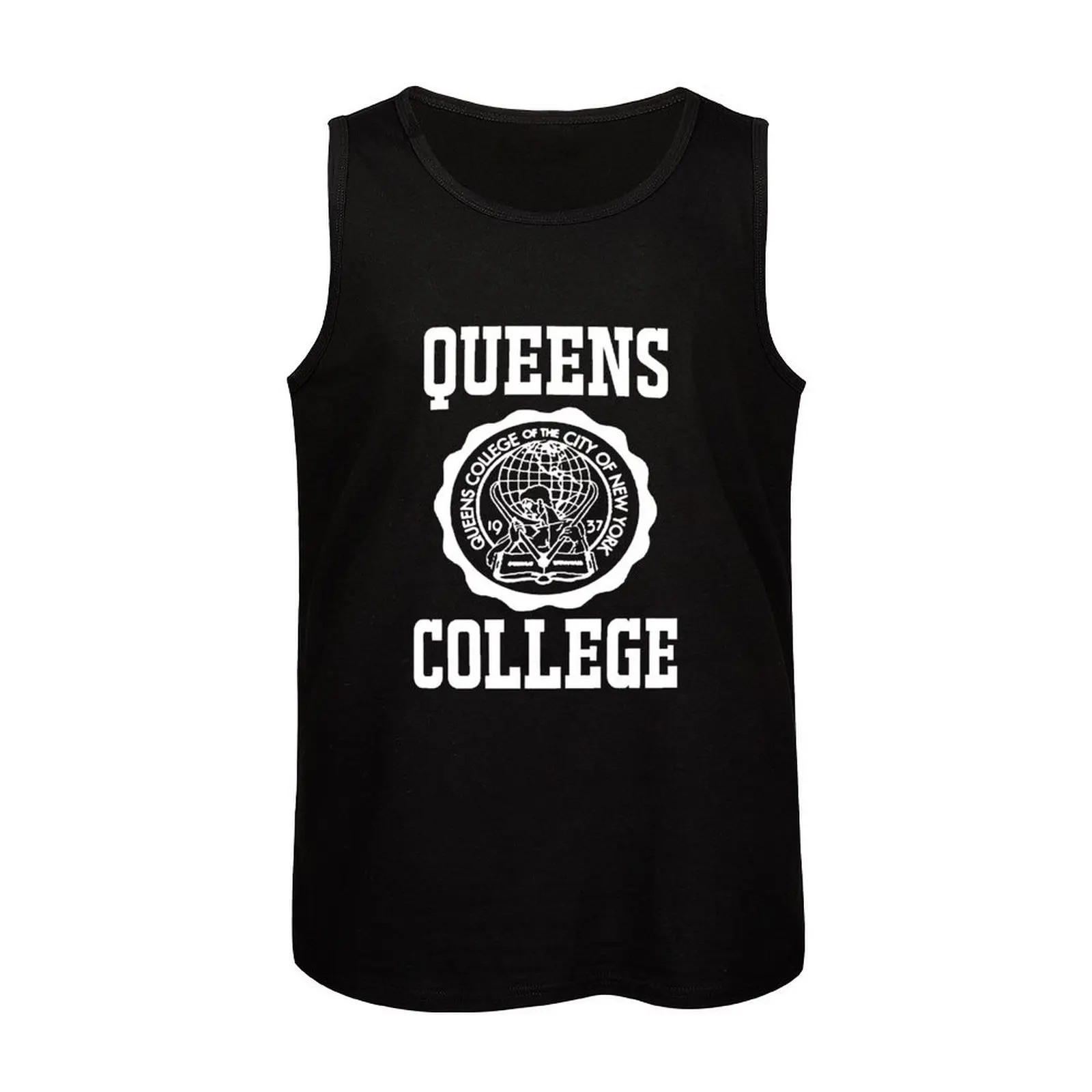 Queens College Tank Top Sleeveless top gym bodybuilding man Men's summer clothes 2024