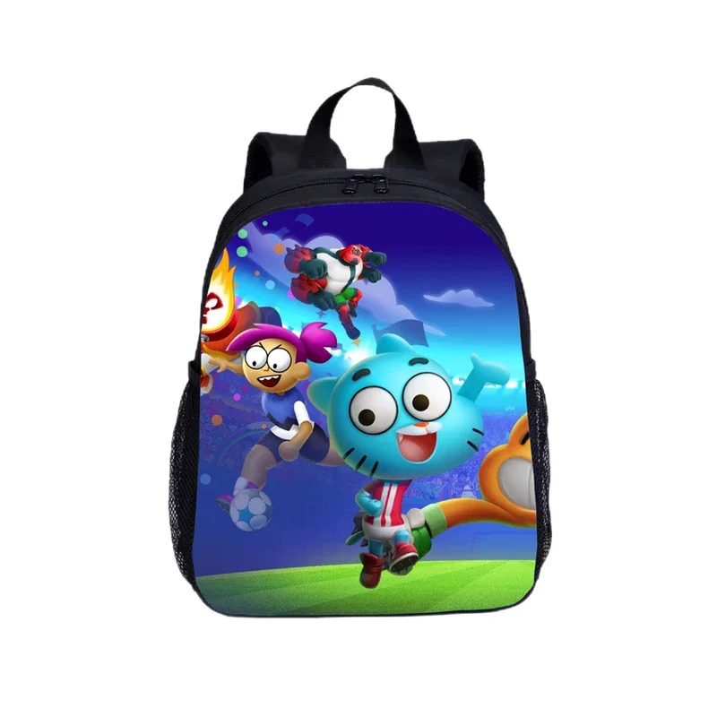 Wonderful World Anime Backpack Boy Cartoon Backpack Breathable Backpack Kindergarten Book Bag Children's Gift