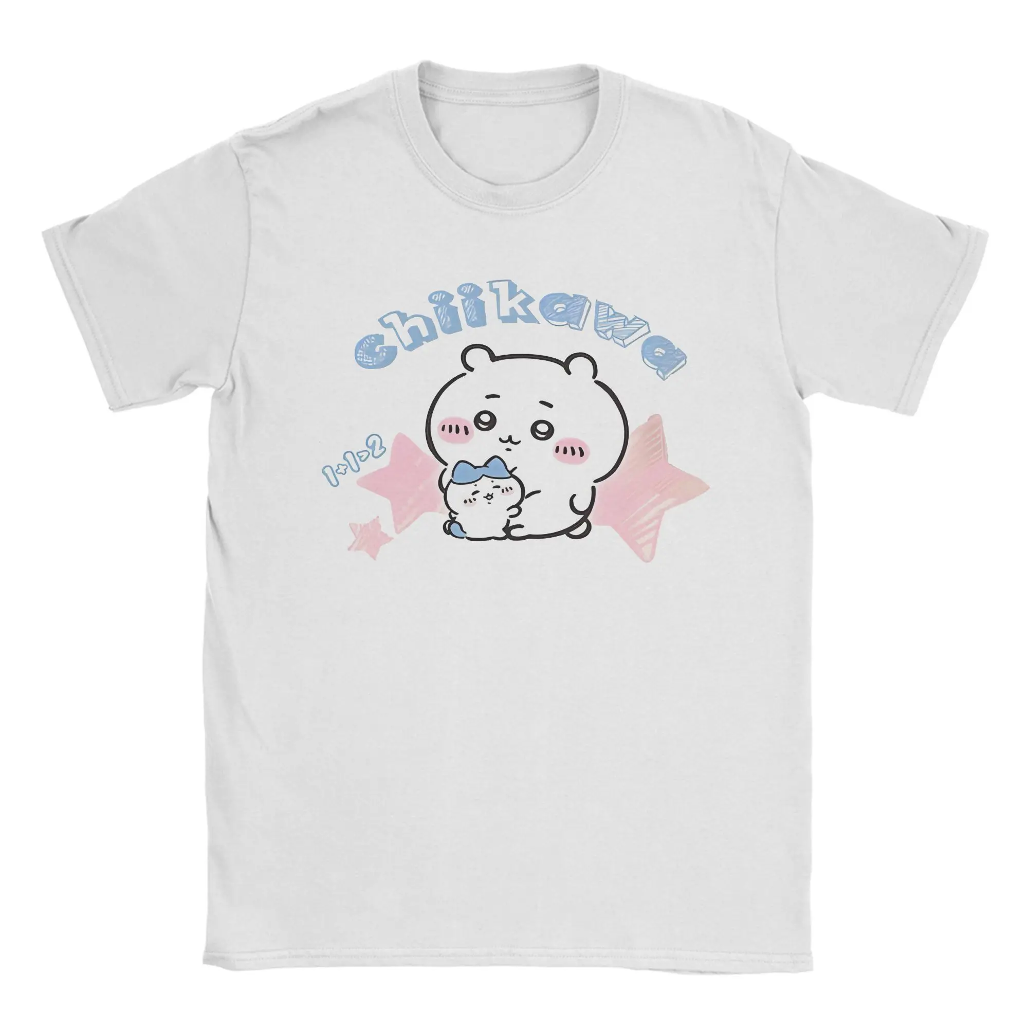 

Chii-kawas and Hachiware T-Shirt Unisex Cotton Top Tee Printed O-neck Short Sleeve