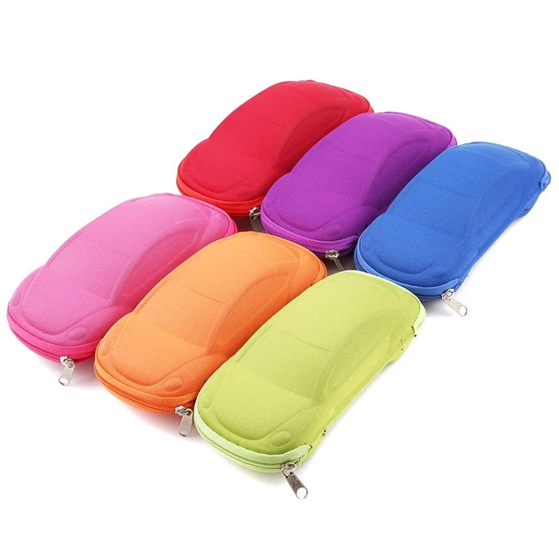 Children Car Shaped Glasses Case Cute Glasses Strage Bag Box Cases Kids Sunglasses Cases Automobile Styling Box Gift for Kids