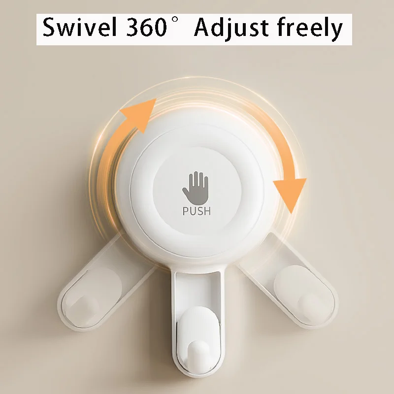 

1 piece Strong Suction Cup Hooks Multi-purpose Bathroom Kitchen Car No Drill Damage Free Hanger