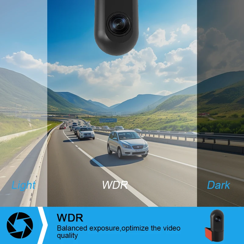 1080P Car Dashcam Video Recorder 24 Hours Front and Rear Car Camera  Electronic Products Black Box APP Control Accessories