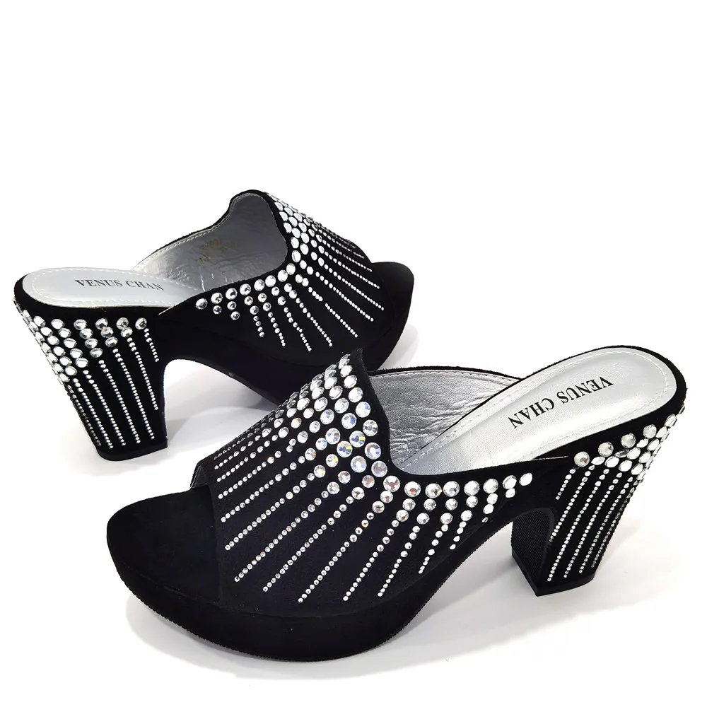 2023 Fashion Women Summer Autumn Skid-proof Square Toe Shoes Heels Italian Woman Wedding for Party Shoes