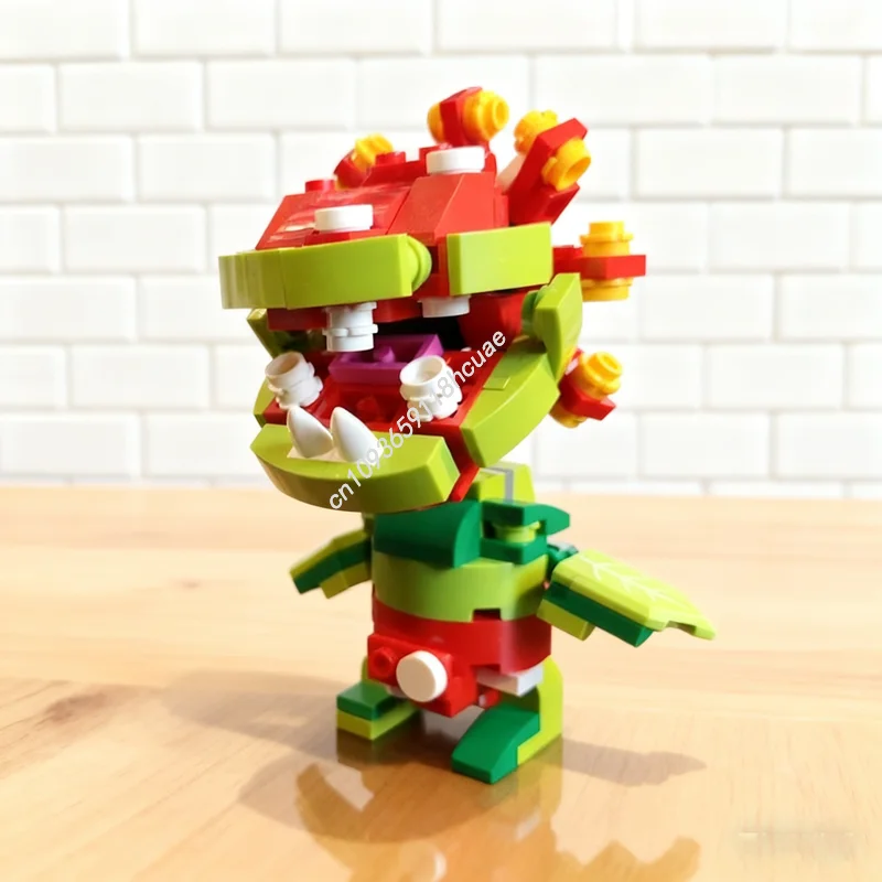 

164pcs MOC Petey Piranha Mariosed Model Building Blocks Architecture Christmas Gifts DIY Creative Toy Idea Brick Birthday