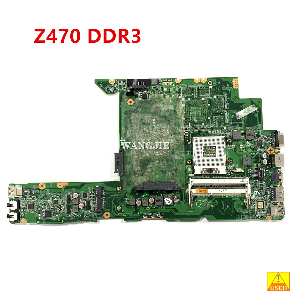 Kl6 für lenovo z470 Laptop Motherboard dakl6mb16g0 ddr3 100% Testa rbeit gesendet