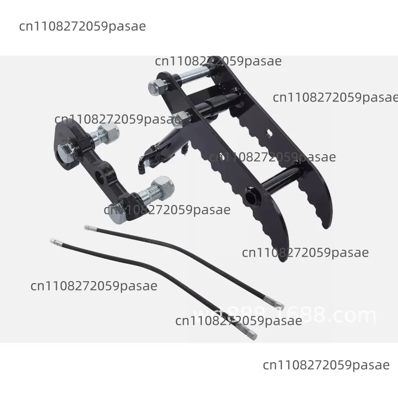 below 2 tons excavator Hydraulic Thumb Clip Steel Mini Excavator Single Hole Hydraulic Thumb Clip Hose Hydraulic Thumb Clip