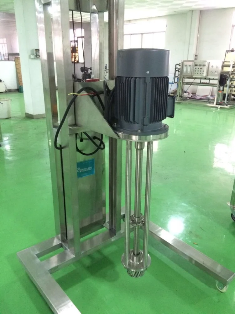 เครื่องผสม/กระจาย/ทำอิมัลชั่น/กวน/เครื่องผสมอิมัลชั่นแบบแรงเฉือนสูง สำหรับน้ำมัน/ครีมเครื่องสำอาง 200 ลิตร