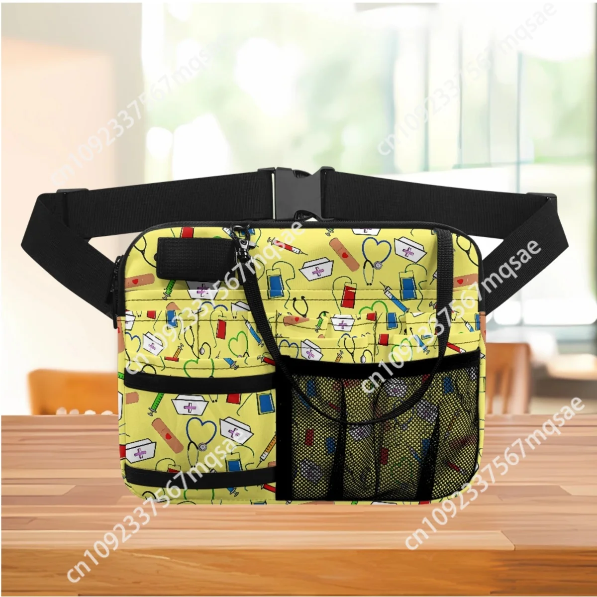 

Dropshipping Multi-Compartment Nursing Belt Bag Portable Cartoon Stethoscope Medical Tools Designer Shoulder Waist Pouch 2023