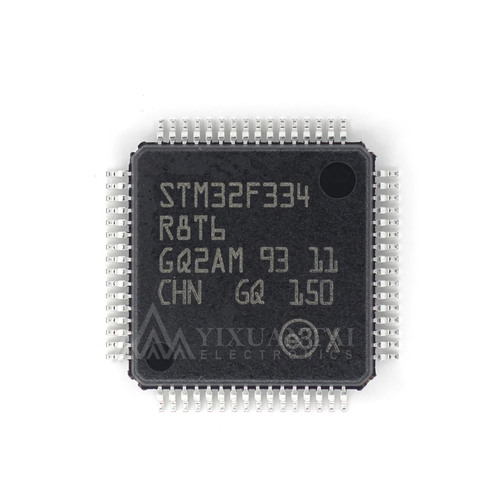 5pcs STM32F334R8T6 Mixed Signal 32-Bit Microcontroller MCU IC LQFP 64-Pin 64KB Flash Embedded Control Chip Electronic Components