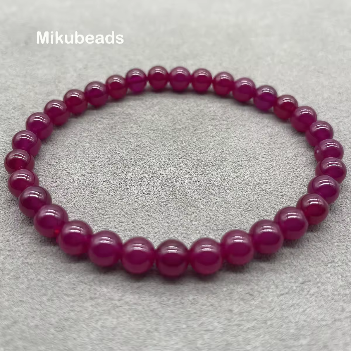 Оптовые бусины Cultivate 5mm 6mm Cultivate Ruby Smooth Round Loose Versaads Для изготовления украшений DIY, браслета или подарка