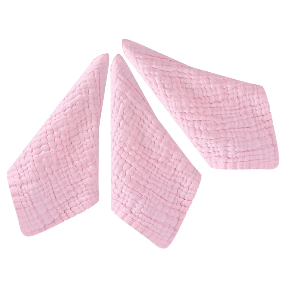 

3 шт., хлопковые детские мочалки, 6-слойное мягкое впитывающее полотенце для лица новорожденных, можно стирать в машине, детские предметы первой необходимости, детское полотенце