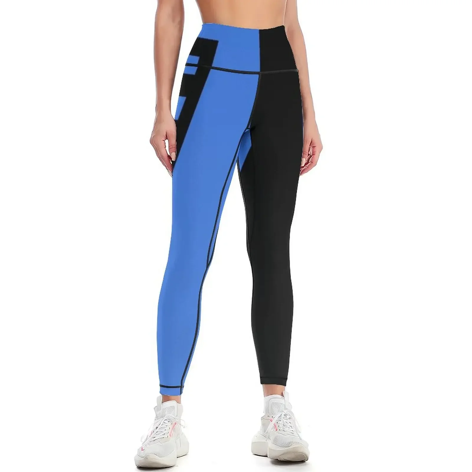 

Lance Storm Classic Blue Leggings sport set Women's tights Women's fitness Fitness clothing Womens Leggings