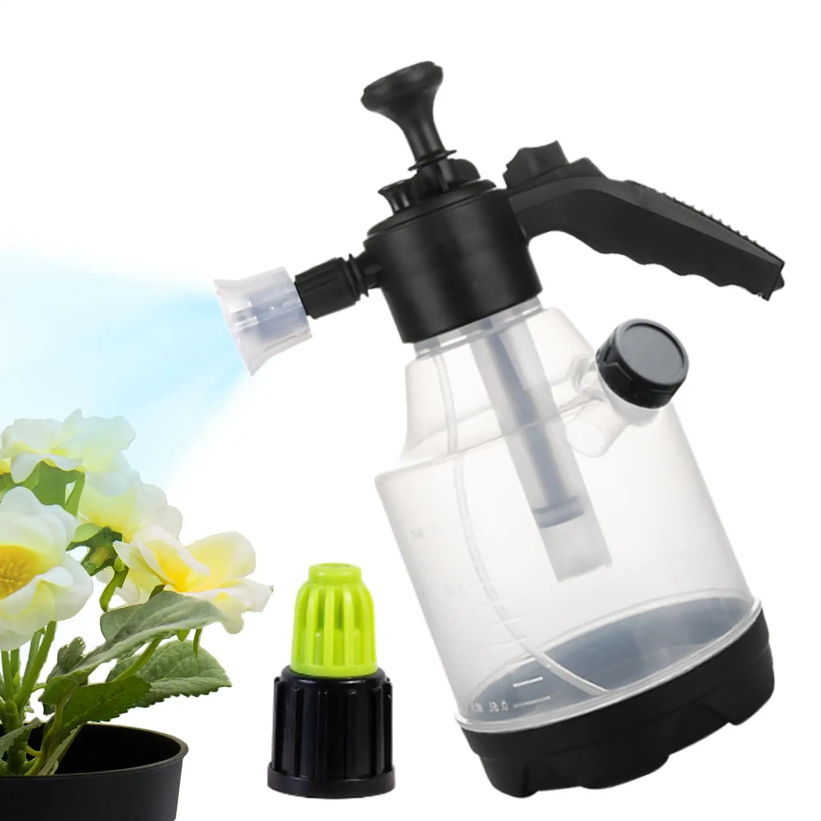 

3L Hand Pump Pressure Sprayer Foam Cleaning Agent Spray Bottle For Car Detailing Outdoor Watering Flower Care Household Cleaning