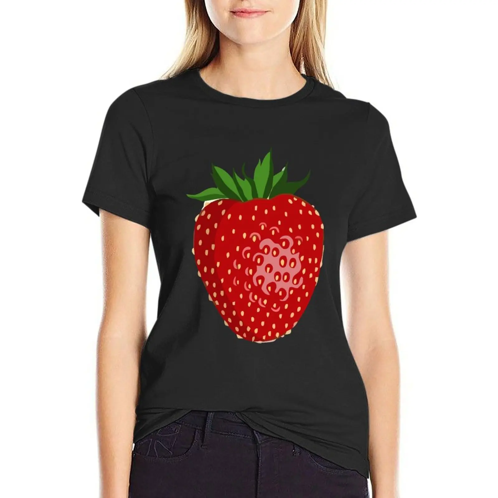 

Strawberry T-Shirt funny quick drying t shirt dress Women