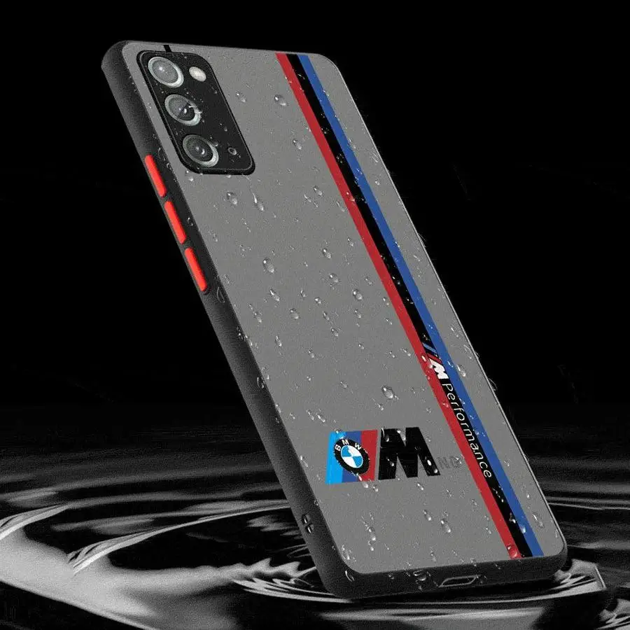 Sports Car Brand B Mww Phone Case for Samsung Galaxy S24 Ultra S23 FE S22 Plus Matte Coque Cover