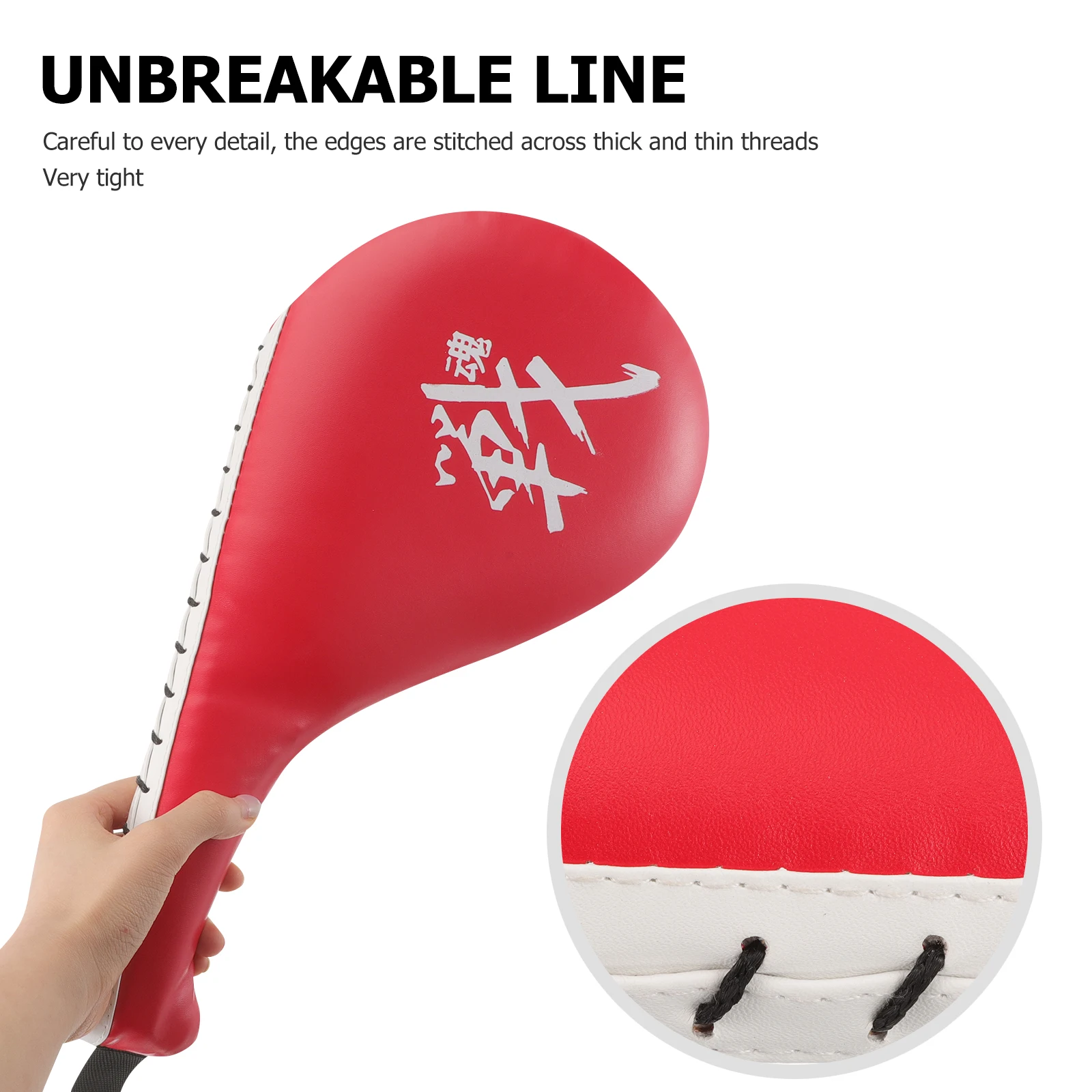 بولي PU سميكة التايكوندو ركلة الوسادة الملاكمة التدريب ضرب الوسادة للفنون القتالية الملاكمة التايلاندية كيك بوكسينغ لوازم الملاكمة #4