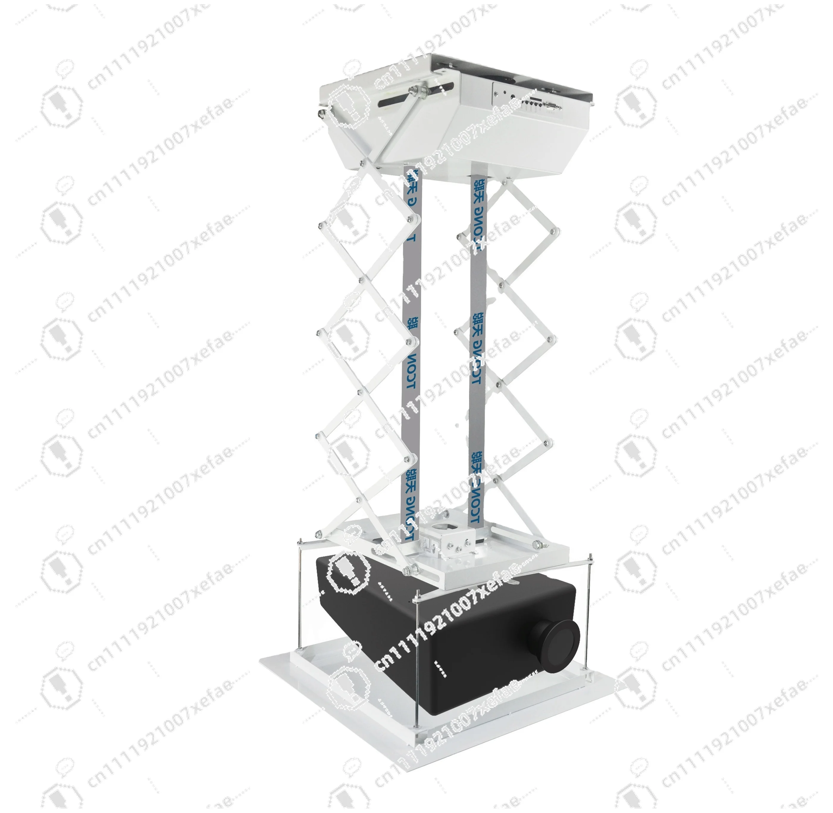 Electric Projector Scissor Lift Video Projector Remote Control Conference Full Motion Projector Stand