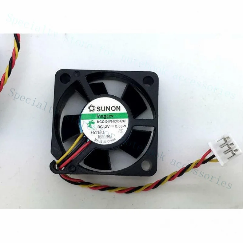 A+ SUNON 3010 DC 12V MC3010V1-0000-G99 30*30*10MM 3-line ultra quiet cooling fan