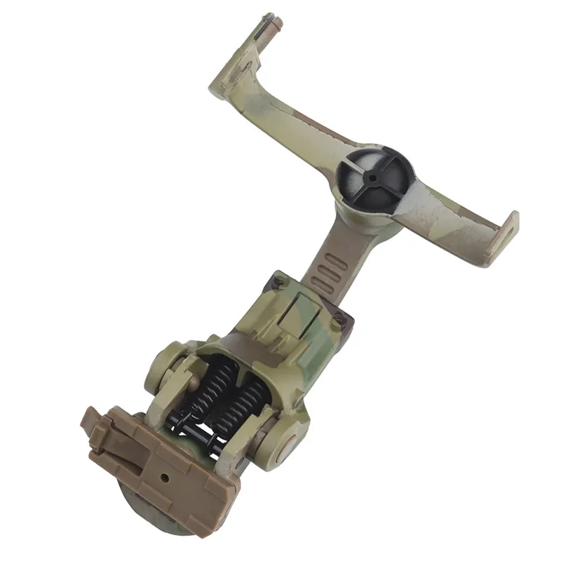 Shooting Headset Bracket Rotation Helmet Rail Adapter for OPS Core Team Wendy Helmets Rail Headphone Mount Holder Set