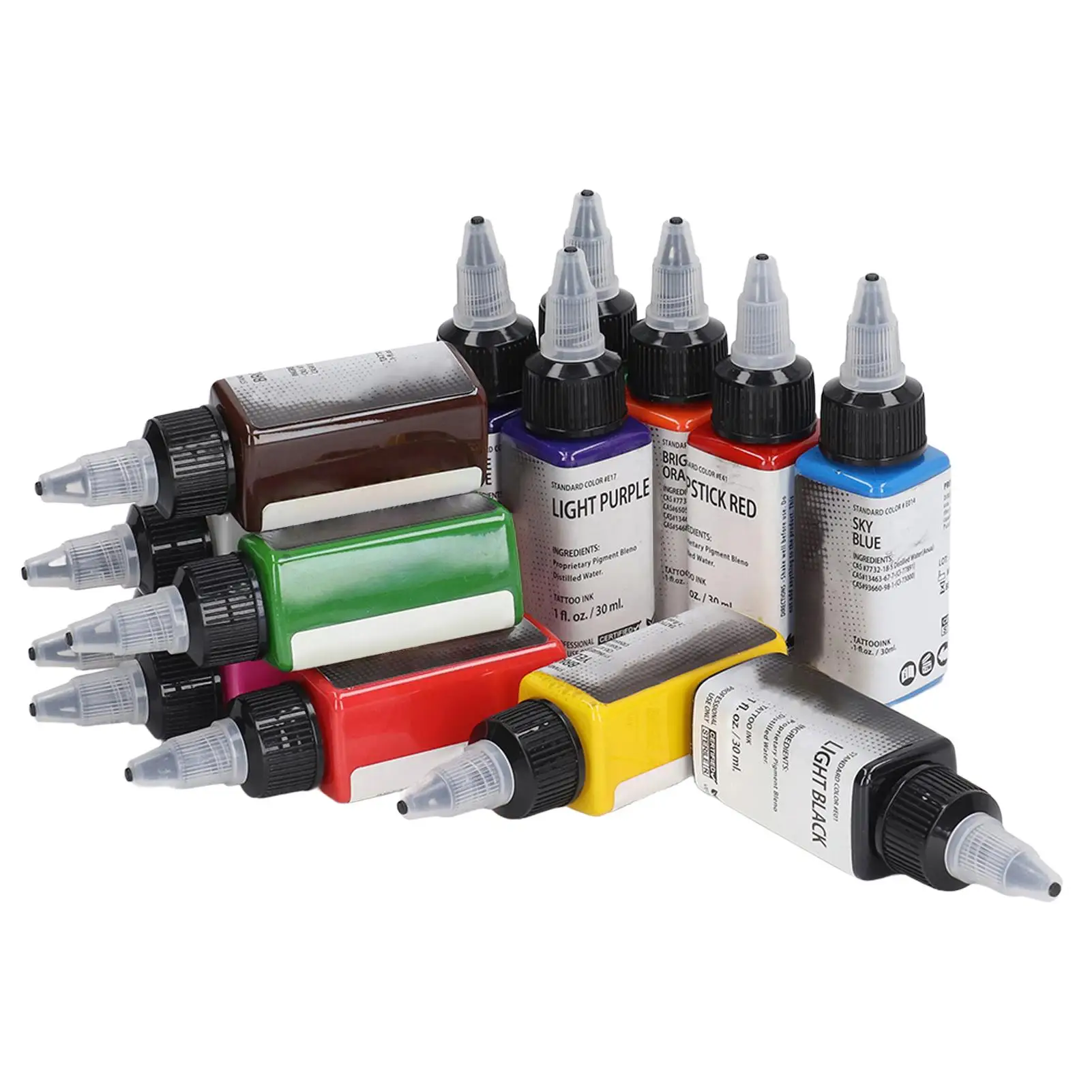 14 Color Tattoo Ink Set  Professional Kit for Safe & Bright Results, High Concentration, Ideal for novice Practice