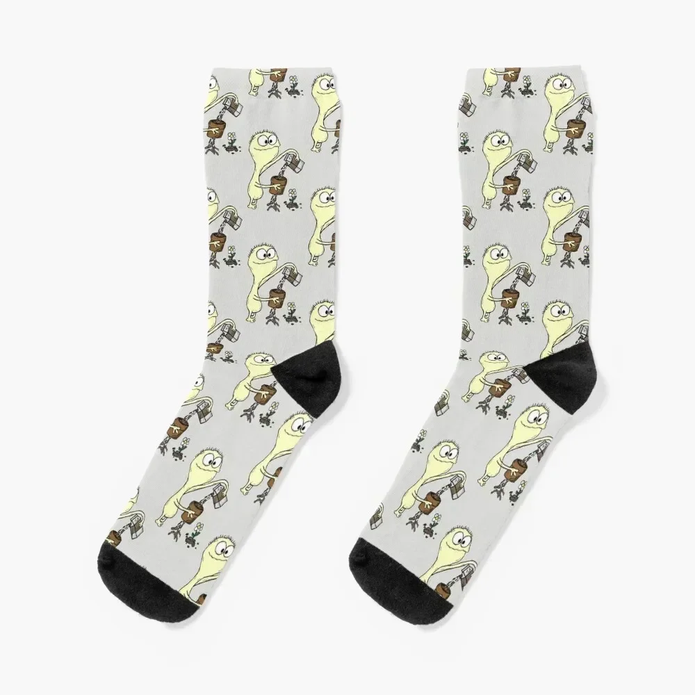 Cheese Spilling Chocolate Milk - Foster's Home for Imaginary Friends Socks Stockings compression funny sock Socks Men Women's