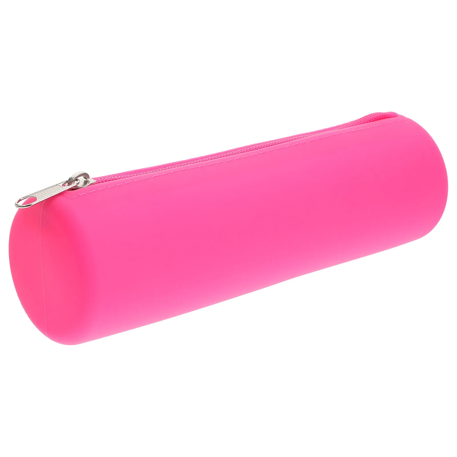 Silicone Makeup Brush Holder Travel Storage Bag Zipper Closure Compact Lightweight Ergonomic Design for All Travel Brushes